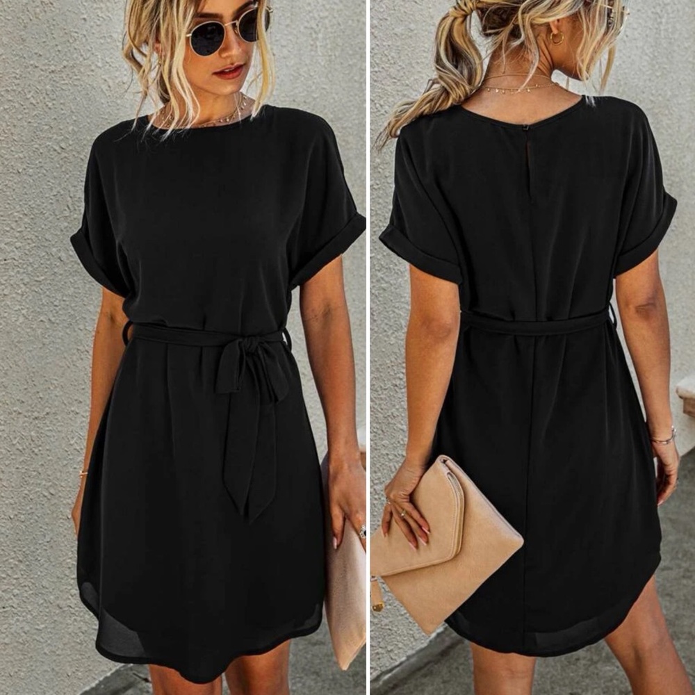 SELF-TIE TUNIC DRESS ✨NWOT✨